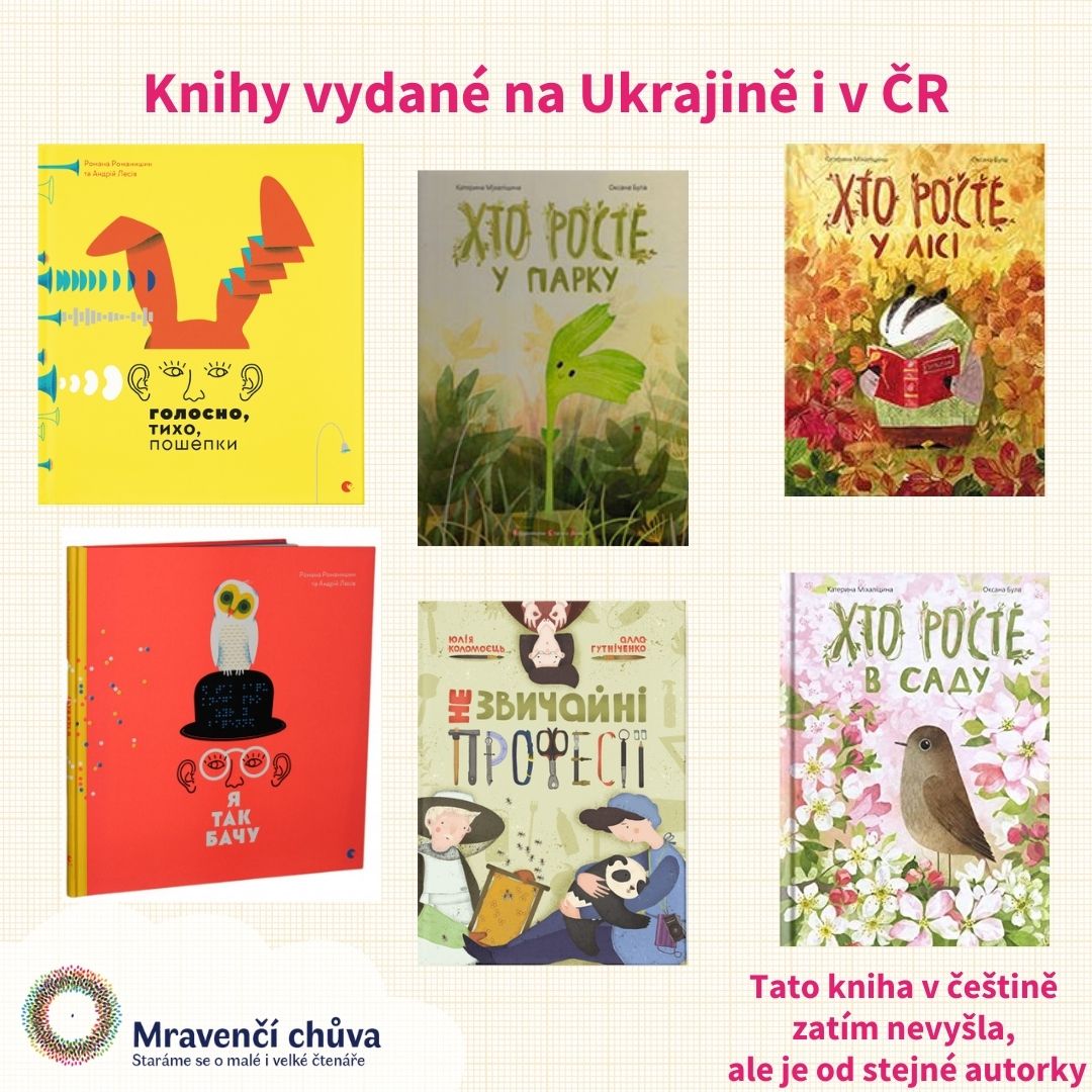 Knihy vydané na Ukrajině i v ČR