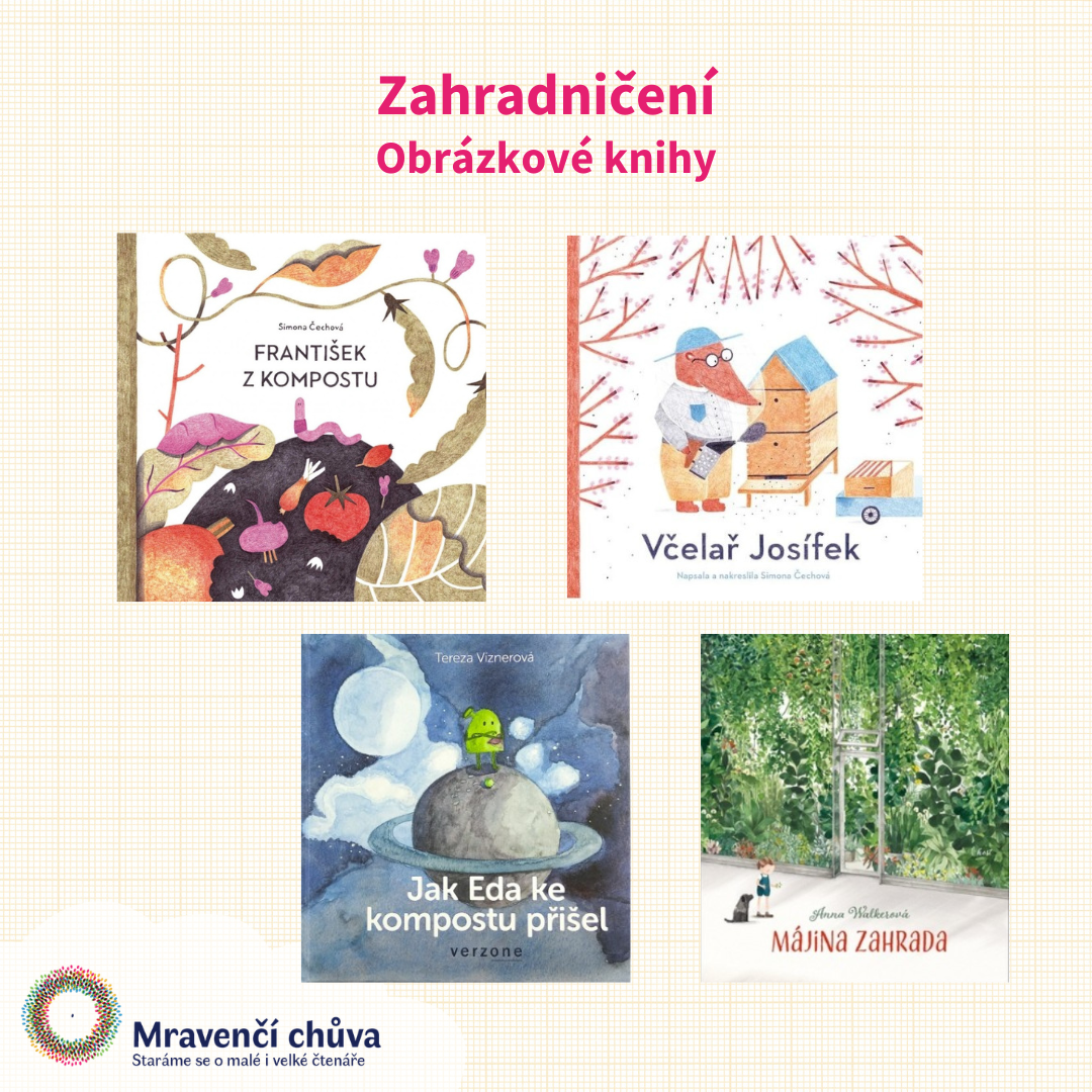 Tipy na knihy o&nbsp;zahradničení